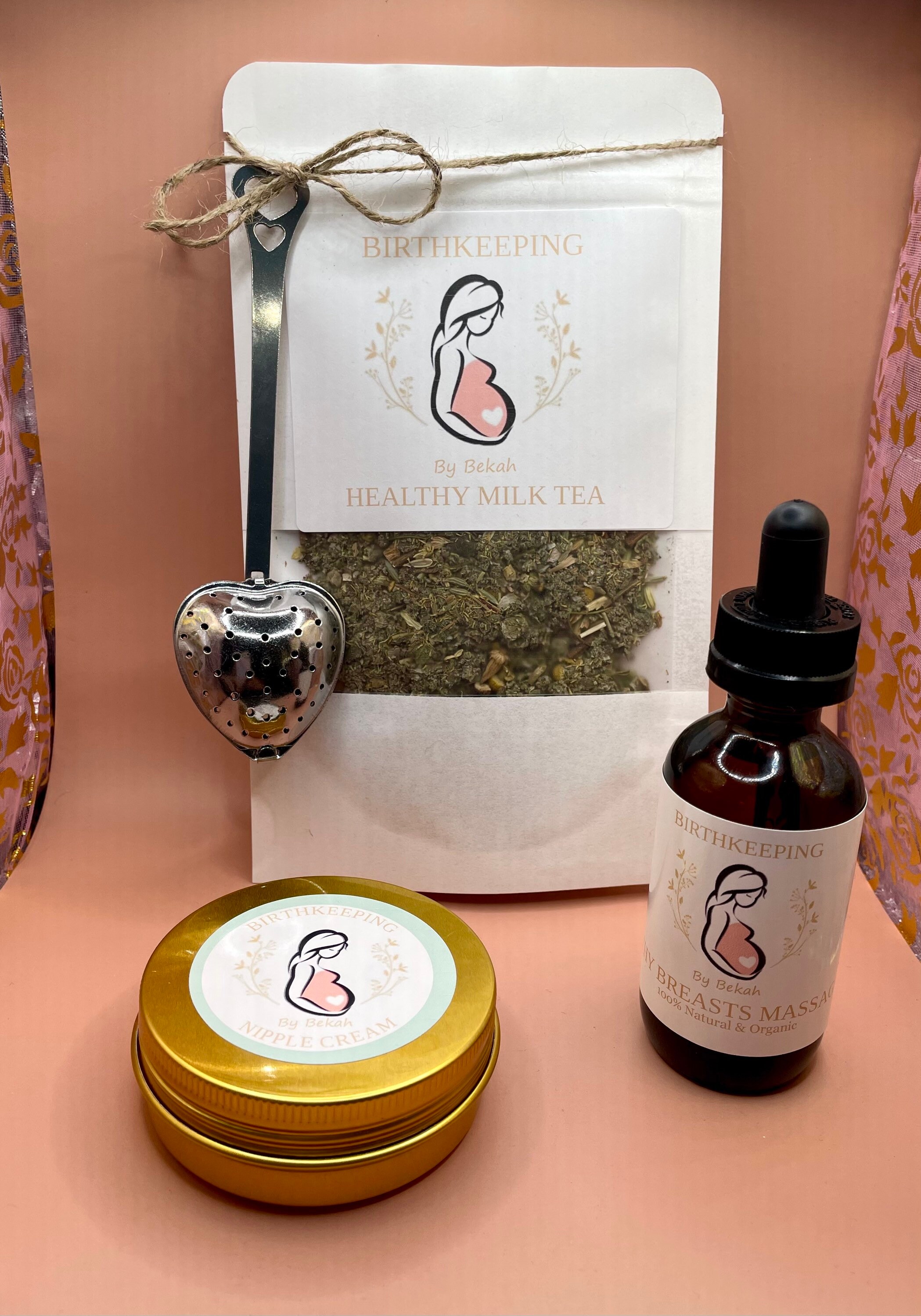 Breastfeeding Gift Set Organic Breastfeeding Bundle Etsy