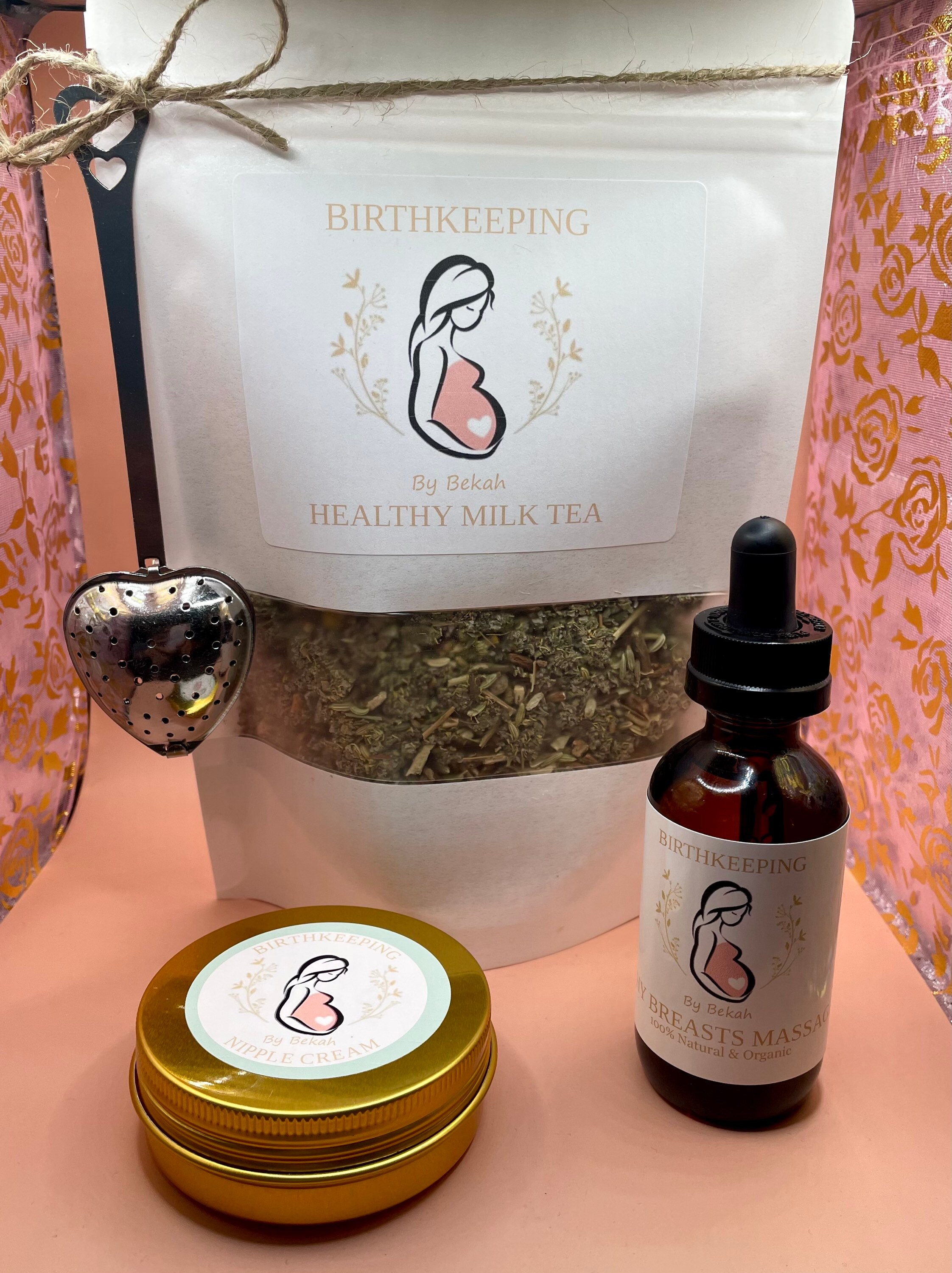 Breastfeeding Gift Set Organic Breastfeeding Bundle Etsy