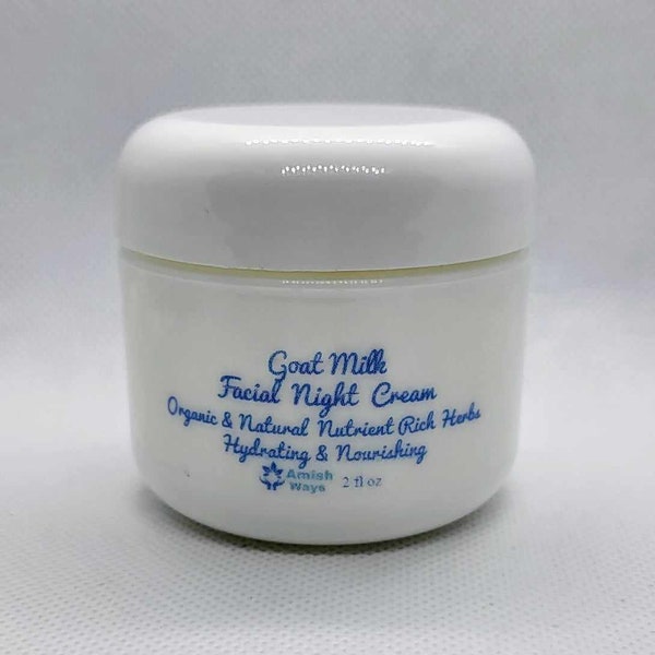 Goat Milk Facial Night Cream Organic & Natural