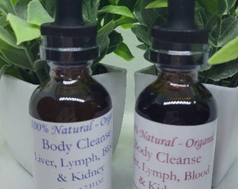 Cleanse Extract or Tincture Organic and Natural