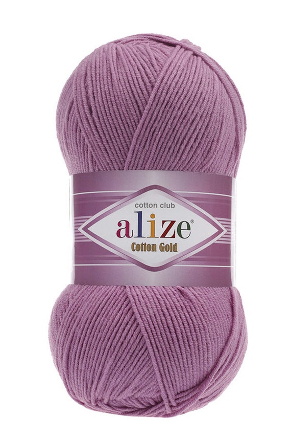  4 Balls Alize Cotton Gold, Crochet Yarn, Knitting Yarn
