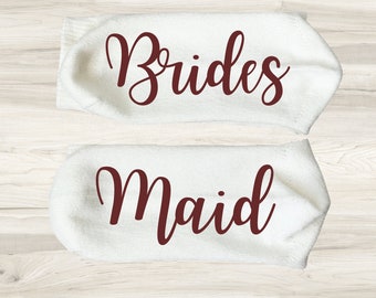 Brautjungfer Vorschlag Socken, Braut, Trauzeugin, Hochzeit Geschenk