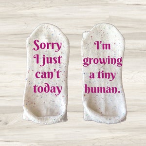 New Mom Gifts-Growing a Tiny Human Mom Socks-Mom to Be Gift-Pregnancy Gift-Pregnancy Socks-Baby Shower Gift-Gift for New Mom-Mom Gift