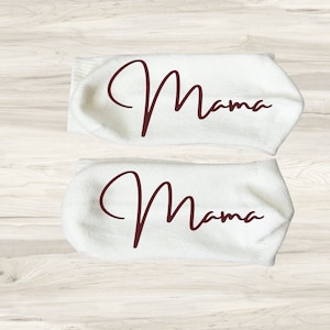 MAMA socks Gift for her Mother&#39;s Day Gift Socks MAMA Sweatshirt MAMA Crewneck Gift for Mom Mom Life Mama Life