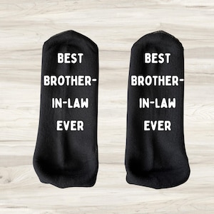 Best Brother In Law Ever Socks - Gift for Brother In Law - Family Gifts - Christmas Gift for Brother in Law - Wedding Party