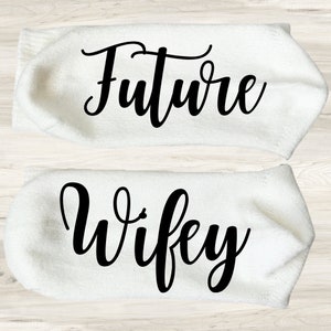 Future Wifey-Bride Gifts-Engagement Gift-Bridal Party Gifts-Team Bride-Bride Sock-Bachelorette Gifts-Weddings Socks-Bride To Be-Just Married