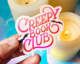 Creepy Book Club Sticker | Book Lover