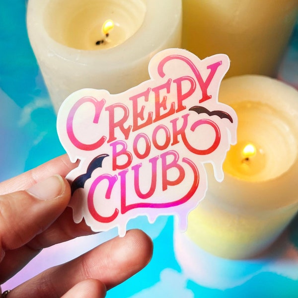 Creepy Book Club Sticker | Book Lover