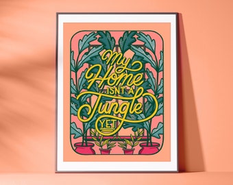 Houseplant Art Print | Plant Lover