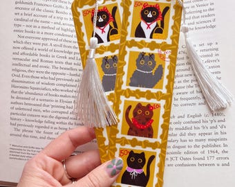 Cat Stamp Bookmark