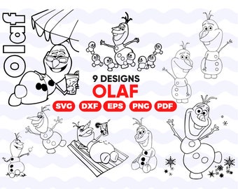 olaf clipart etsy