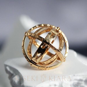 Astronomical sphere ring replica top