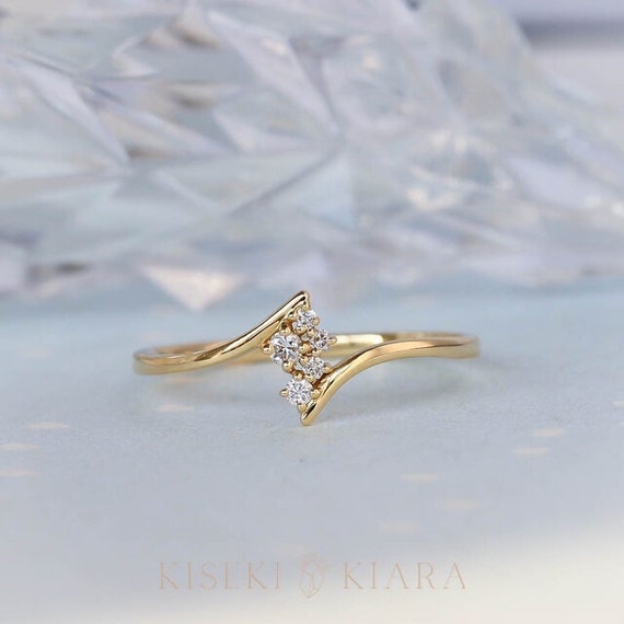 Rose Gold Broken Drill Engagement Ring For Women Simple And Luxurious Simple  Gold Wedding Ring With From Kebe1, $1.6 | DHgate.Com