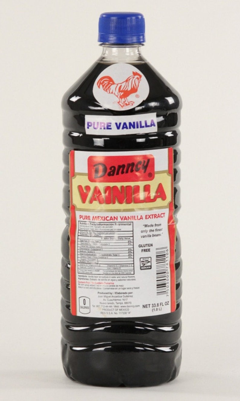 Danncy Dark Pure Mexican Vanilla Extract From Mexico 33oz Etsy