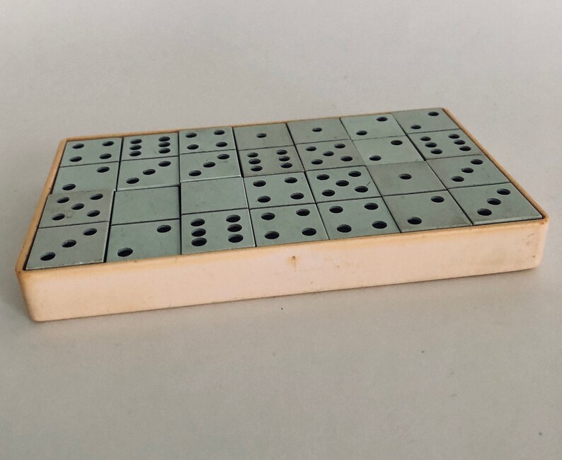 Rare Soviet dominoes vintage game plastic domino pocket Etsy