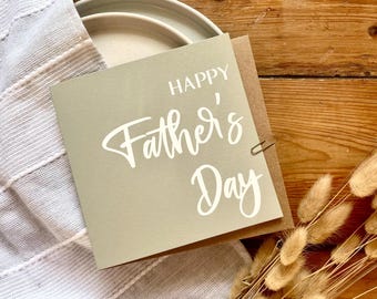 Carte de fête des pères heureuse - Carte de papa sentimental - Carte pour père - Carte de voeux pour papa - Carte sincère - Carte pour beau-père, FD1