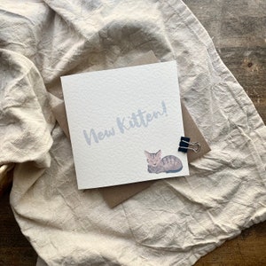 New Kitten,  New Cat Card, Congratulations, New Pet, New Arrival Card, NP4