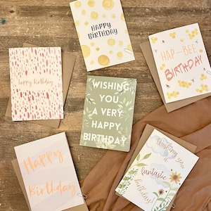 Birthday Card Multipack, Birthday Card Bundle, Pack of Birthday Cards, Generic Birthday, Packs for Offices, P1