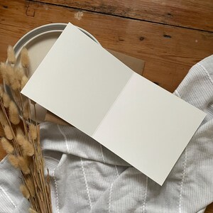 Cartão de 4º aniversário de linho, cartão de 4º aniversário de casamento, para esposa, marido, mãe e pai, amigos especiais, genro, filha, AR4 imagem 3