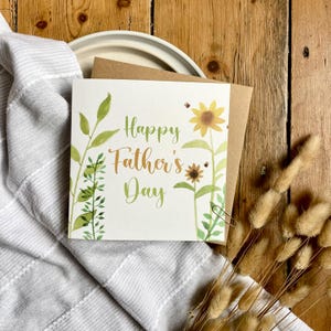 Tarjeta del Día del Padre, Jardinero, Amante de las Plantas, Padrastro, Abuelo, Tarjeta del 1.er Día del Padre, Mejor Papá, De Hijo, Hija, Hecha a Mano, FD4