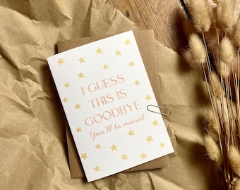 Goodbye Card for Colleague: New Job, Retirement, or New Adventure