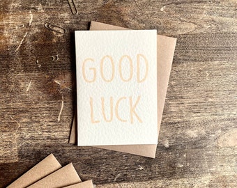 Good Luck Card, Exams, New Job, Learning to Drive, Congratulations, SGL1
