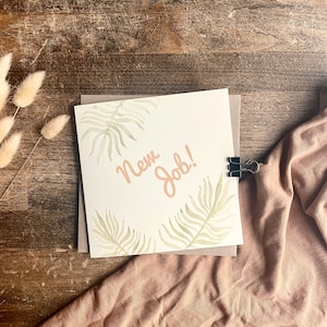 New Job Card, Congratulations Card, Promotion, New Business, Well done, NJ2