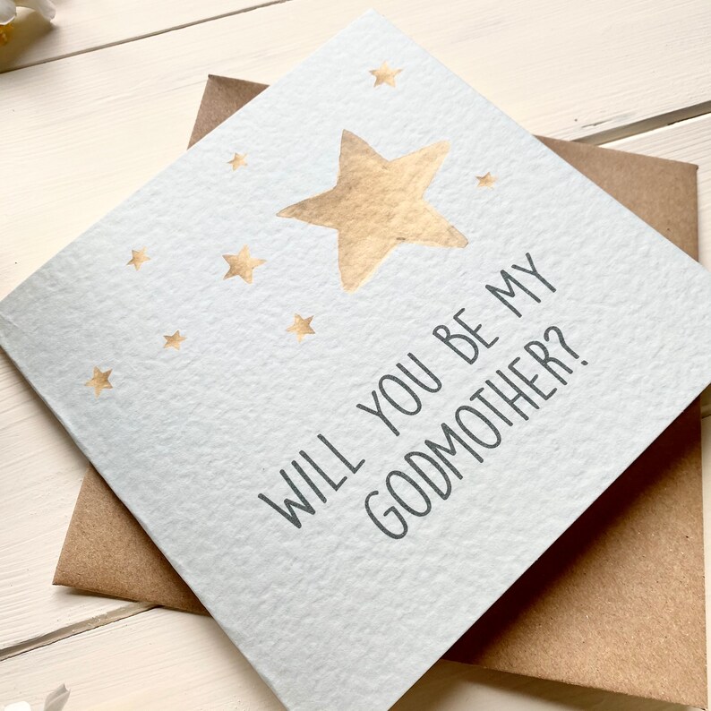 Will you be my Godmother Card