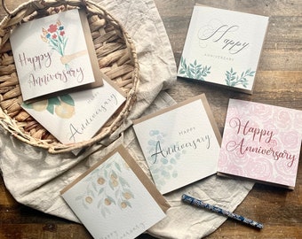 Anniversary Card Multipack, Anniversary Card Bundle, Pack of Anniversary Cards, Generic Anniversary, Packs for Offices, P5