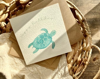 Birthday Card, Turtle, Under the Sea, Sister, Brother, Dad, Best Friend, Mum, Boyfriend, Girlfriend, Wife, Husband, Son, Daughter, B42