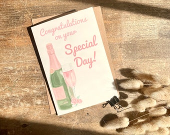 Congratulations Card, New Business Opening, Wedding Day, Graduation, Special Day, New Home, Great News, CO4