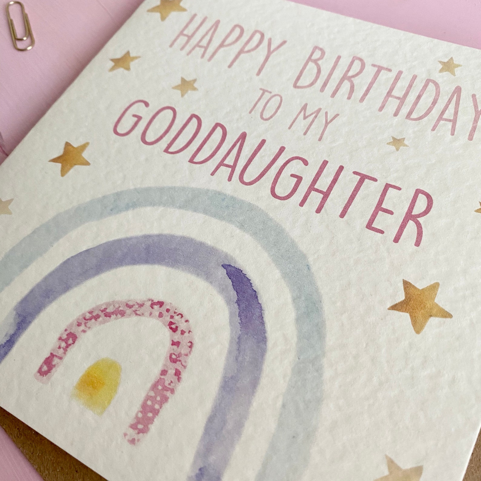 Goddaughter Birthday Card 1st 2nd 3rd 4th 5th 6th 7th 8th 9th | Etsy UK