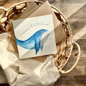 Tarjeta de cumpleaños, Ballena, Bajo el mar, Hermana, Hermano, Papá, Mejor amigo, Mamá, Novio, Novia, Esposa, Esposo, Hijo, Hija, B21