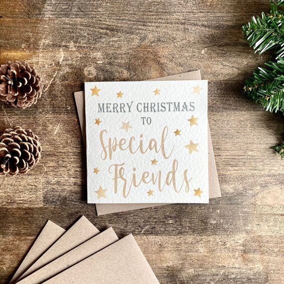 Special friend christmas card deals