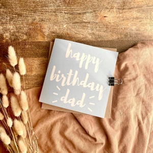 Papa Alles Gute zum Geburtstagkarte, Geschenke für Papa, Geburtstagskarte von Tochter, von Sohn, Geburtstagskarte für Papa, B23-D