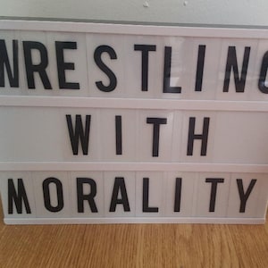 Wrestling With Morality Card Game (Cards Against Humanity)