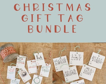 Printable Christmas Gift Tag Bundle