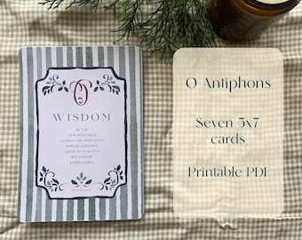 O Antiphons PDF Printable | Advent Decor | Digital Download