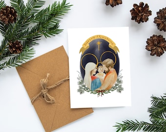 Tarjeta de Navidad imprimible