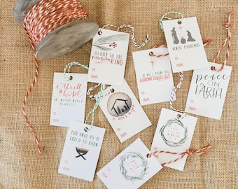 Printable Christmas Gift Tags| Color
