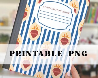 Immaculate Heart of Mary Notebook Cover: Printable DIY (PNG Files)