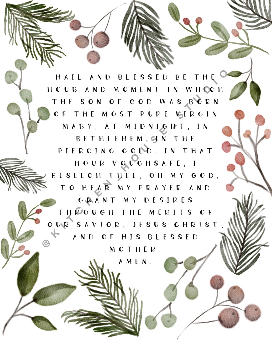 Saint Andrew Christmas Novena Printable - Etsy