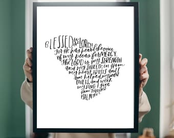 South Carolina Scripture Art Print | Disaster Relief