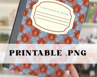 Printiable Composition Book Cover|| Holy Spirit || .png || DIY Notebook Cover || Back to School
