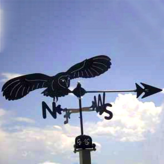 Barn Owl Silhouette Steel Weathervane Etsy