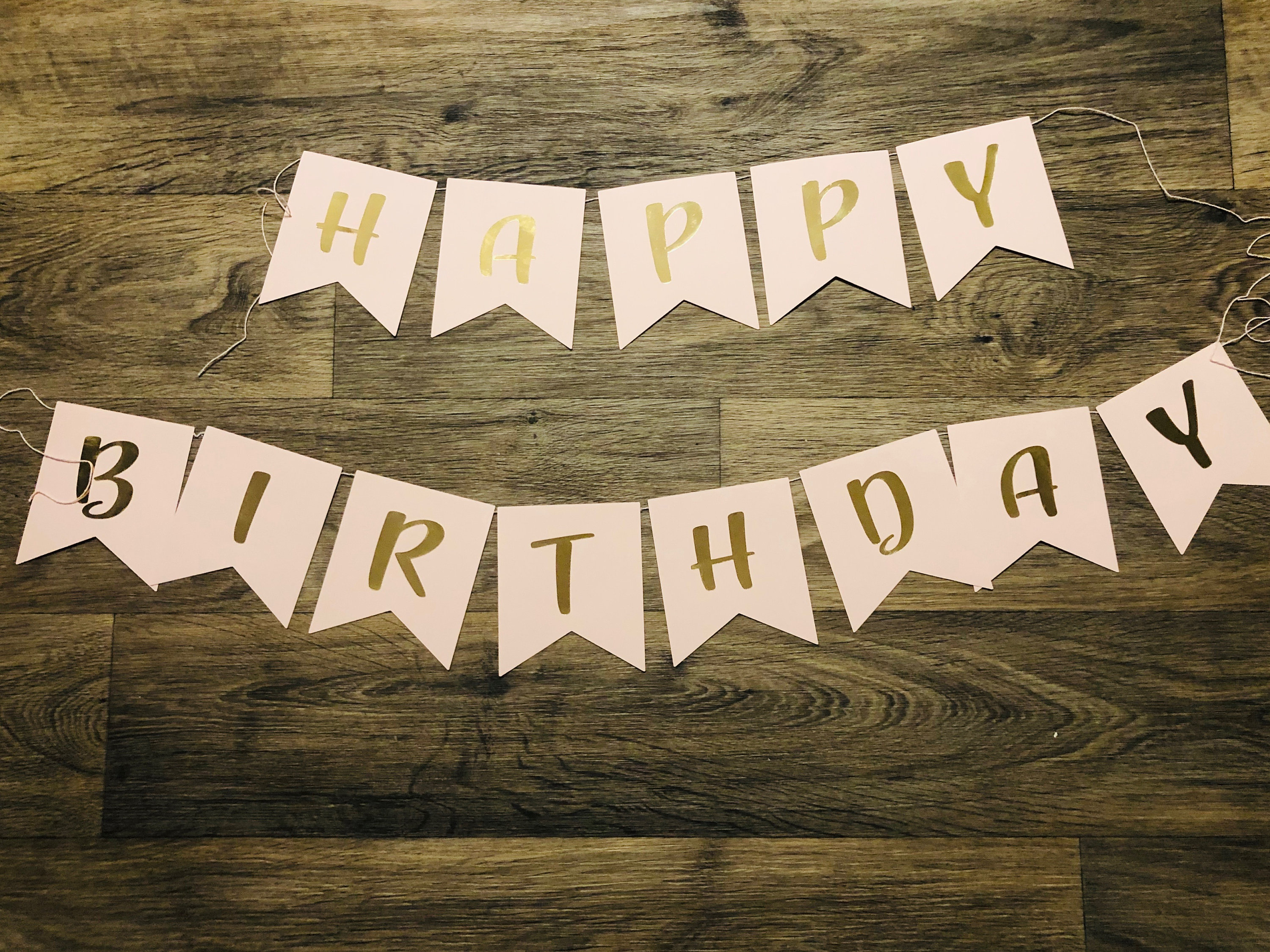 Feliz banner de papel de cumpleaños - Etsy España