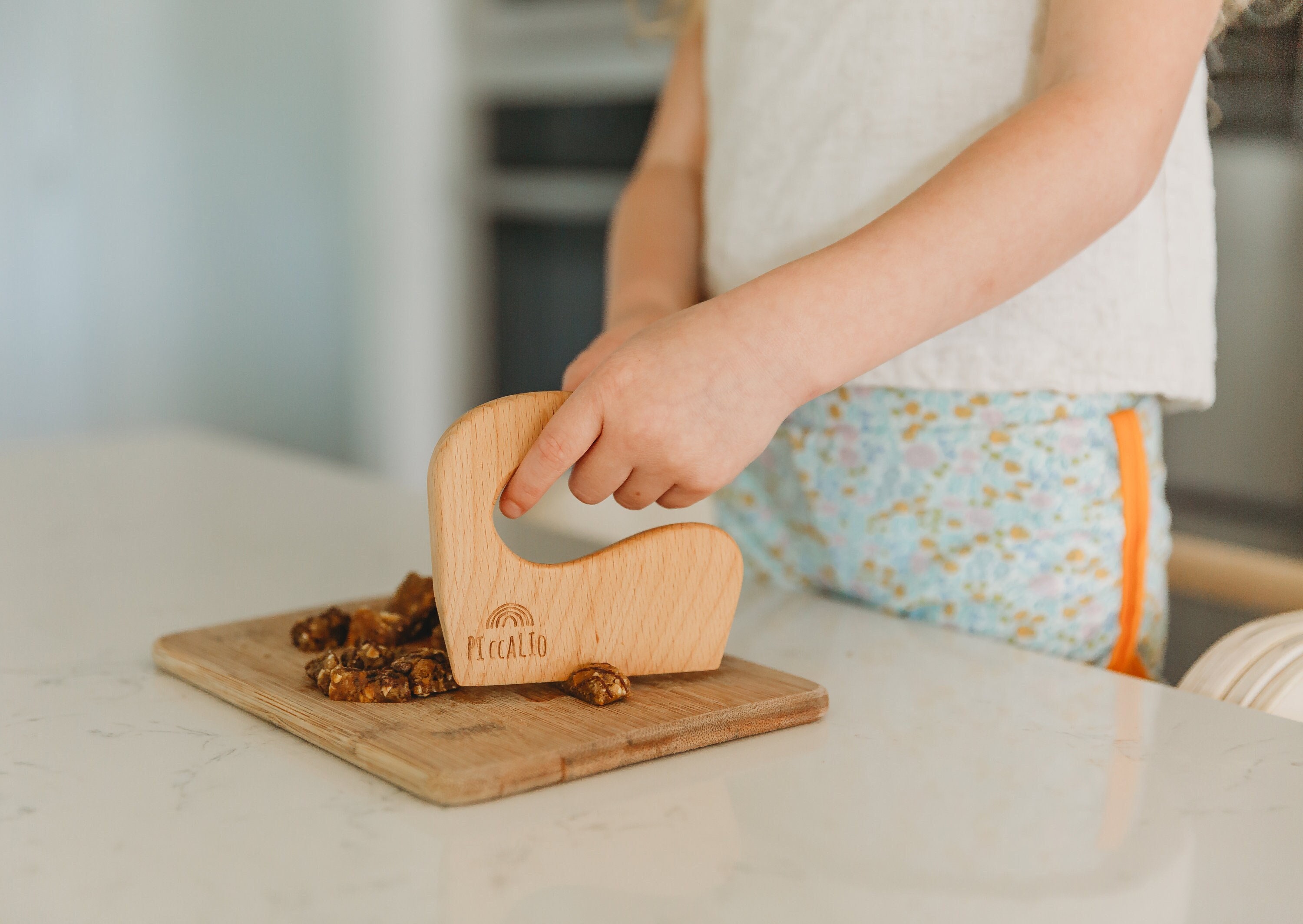 Cuchillo autonomia de madera para niños - Wooden Knife for kids