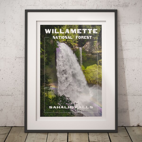 Willamette National Forest Poster