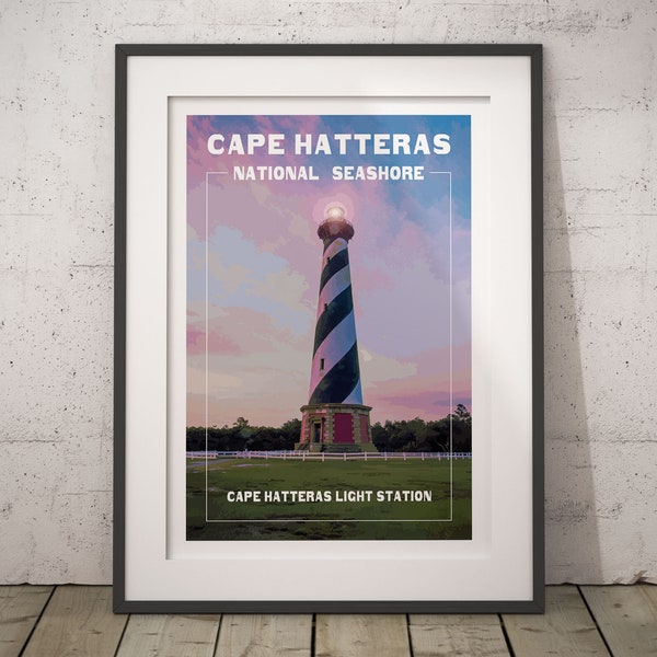 Cape Hatteras National Seashore And National Park Poster