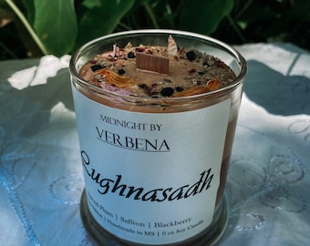 The Witches Sabbat 'Lughnasadh' Candle